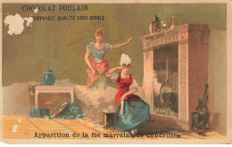 Delcampe - CHROMO #CL40322 CHOCOLAT POULAIN APPARITION FEE MARRAINE DE CENDRILLON BOGNARD PARIS - Poulain