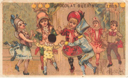Delcampe - CHROMO #CL40287 CHOCOLAT GUERIN BOUTRON BAL COSTUME RONDE D ENFANTS MINOT PARIS - Guérin-Boutron
