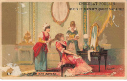 Delcampe - CHROMO #CL40319 CHOCOLAT POULAIN CENDRILLON COIFFE SES SOEURS  BOGNARD PARIS - Poulain