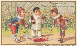 Delcampe - CHROMO #CL40344 CHOCOLAT POULAIN PIERROT ARLEQUIN POLICHINELLE HOMARD MINOT PARIS - Poulain