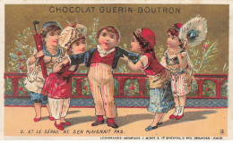 Delcampe - CHROMO #CL40281 CHOCOLAT GUERIN BOUTRON SERAIL TURQUIE HAREM MINOT PARIS - Guérin-Boutron