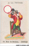 Delcampe - AQ#BFP3-CHROMOS-0645 - DOUAI - CHEVILLART - A La Pensée - Homme Tenant Un Cerceau - Autres & Non Classés