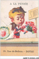 Delcampe - AQ#BFP3-CHROMOS-0646 - DOUAI - CHEVILLART - A La Pensée - Fleuriste - Autres & Non Classés