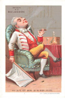 Delcampe - CHROMO #MK40586 MAISON DE LA BELLE JARDINIERE HOMME ASSIS SUR UN FAUTEUIL CIGARE - Autres & Non Classés