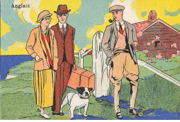 Delcampe - CHROMO #MK40669 ANGLAIS CHIEN BULLDOG CHOCOLAT DE L UNION - Autres & Non Classés