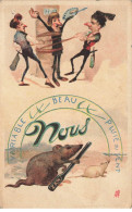 Delcampe - CHROMO REGLISSE ZAN #25402 USINE AUBRESPY UZES RAT SOURIS REBUS - Autres & Non Classés