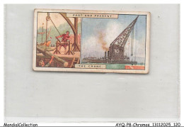 Delcampe - AYQP8-0922-CHROMOS - PAST AND PRESENT - THE CRANE - Autres & Non Classés