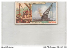 Delcampe - AYQP8-0917-CHROMOS - PAST AND PRESENT - THE CRANE - Autres & Non Classés