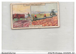 Delcampe - AYQP8-0918-CHROMOS - PAST AND PRESENT - THE PLOUGH - Autres & Non Classés