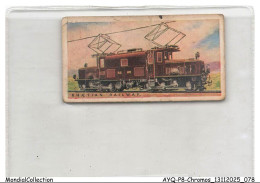 Delcampe - AYQP8-0901-CHROMOS - RAILWAY ENGINES - Rhaetian Railway - Autres & Non Classés
