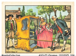 Delcampe - AYQP7-0835-CHROMOS - CAPVET-ROGNIAT - CHAISE A PORTEURS - Autres & Non Classés