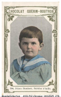 Delcampe - AYQP12-1486-CHROMOS - Chocolat Guérin-Boutron - PRINCE HUMBERT - Héritier D'italie - Guérin-Boutron
