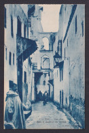 Delcampe - Vintage Postcard 1910s Jewish Quarter Street Mellah Fez Morocco Judaica - Fez