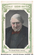 Delcampe - AYQP14-1734-CHROMOS - Chocolat Guérin-Boutron - ERNEST RENAN - ECRIVAIN - Guérin-Boutron