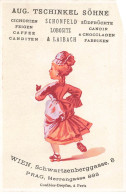 Delcampe - MIKIH-CHROMO- 0028 WIEN AUTRICHE PRAG TCHEQUIE AUG TSCHINKEL SOHNE DAME QUI DANSE AVEC PATINS A ROULETTES - Autres & Non Classés