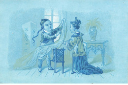 Delcampe - MIKIH-CHROMO- 0006 CHINE LE MARCHAND DE TISSUS CHINOIS - Autres & Non Classés