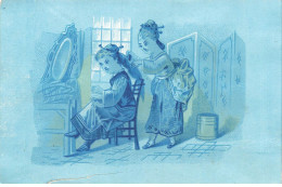 Delcampe - MIKIH-CHROMO- 0009 CHINE LE COIFFEUR CHINOIS - Autres & Non Classés