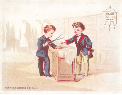 Delcampe - MIKIH-CHROMO- 0039 TRADE N.B. MARK AJUSTEMENT CHEZ LE TAILLEUR DE CHEMISES GONTHIER DREYFUS - Autres & Non Classés