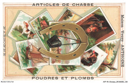 Delcampe - AYPP6-0415-CHROMOS - Articles De Chasse - Poudre Et Plombs - Autres & Non Classés