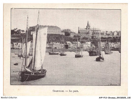 Delcampe - AYPP13-0975-CHROMOS - Granville - Le Port - Autres & Non Classés