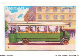 Delcampe - AYPP13-0961-CHROMOS - Locomotion - Autobus - Autres & Non Classés