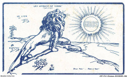 Delcampe - AYPP12-0906-CHROMOS -  Les Animaux Gibbs - Le Lion - Autres & Non Classés