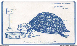 Delcampe - AYPP12-0908-CHROMOS -  Les Animaux Gibbs - La Tortue - Autres & Non Classés