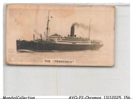Delcampe - AYQP2-0191-CHROMOS - Ships And Shipping - The Franconia - Autres & Non Classés