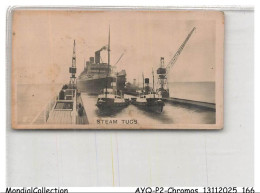 Delcampe - AYQP2-0196-CHROMOS - Ships And Shipping - Steam Tugs - Autres & Non Classés