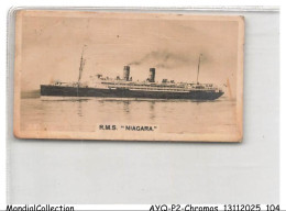 Delcampe - AYQP2-0165-CHROMOS - Ships And Shipping - Niagara - Autres & Non Classés