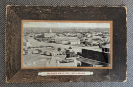 Delcampe - A3978 ZIMBABWE - MARKET HALL ETC G. C BROWN N° 2 SHIPPED TO BRUSSELS 1912 - Zimbabwe