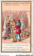 Delcampe - AHHP3-0560 - CHROMOS - CHOCOLAT-GUERIN-BOUTRON - PARIS -trouveres Et Menestrels Au Moyen-age  - 10,5 X 7cm - Guérin-Boutron