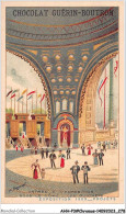 Delcampe - AHHP3-0539 - CHROMOS - CHOCOLAT-GUERIN-BOUTRON - PARIS - Entrée A L'exposition Sous Le Dome - Les Guichets - 10,5 X 7cm - Guérin-Boutron