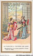Delcampe - AHHP3-0557 - CHROMOS - CHOCOLAT-GUERIN-BOUTRON - PARIS - Representation D'un Drame Japonais A L'exposition  - 10,5 X 7cm - Guérin-Boutron