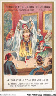 Delcampe - AHHP3-0565 - CHROMOS - CHOCOLAT-GUERIN-BOUTRON - PARIS - Le Theatre Algerien Dans La Section Des Colonies  - 10,5 X 7cm - Guérin-Boutron