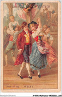 Delcampe - AHHP3-0529 - CHROMOS - CHOCOLAT-GUERIN-BOUTRON - PARIS - Danse Du Coq - Alsace - 10,5 X 7cm - Guérin-Boutron