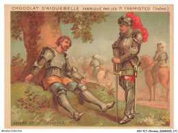Delcampe - AXYP17-1338-CHROMOS - Chocolat D'aiguebelle - Fabriqué Par Les Trappistes - Bayard Et Le Connétable - Aiguebelle