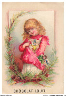 Delcampe - AXYP17-1319-CHROMOS - Chocolat Louit - Une Fille - Louit