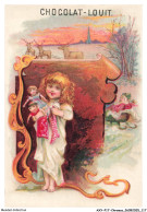 Delcampe - AXYP17-1311-CHROMOS - Chocolat Louit - Une Fille - Louit