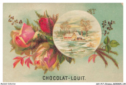 Delcampe - AXYP17-1315-CHROMOS - Chocolat Louit - Rose - Maison - Louit