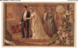 Delcampe - AXYP17-1297-CHROMOS - Chocolat Louit - Le Blanc - Louit