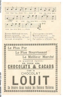 Delcampe - AXYP17-1291-CHROMOS - Chocolat Louit - Une Fille - Louit
