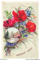 Delcampe - AXYP17-1313-CHROMOS - Chocolat Louit - Rose - Maison - Louit