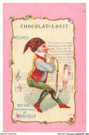 Delcampe - AXYP17-1300-CHROMOS - Chocolat Louit - Mesures - Notions Préliminaires De Musique - Louit