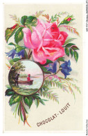 Delcampe - AXYP17-1288-CHROMOS - Chocolat Louit - Rose - Piroque - Louit