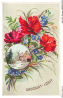 Delcampe - AXYP17-1289-CHROMOS - Chocolat Louit - Rose - Paysage - Louit