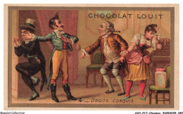 Delcampe - AXYP17-1296-CHROMOS - Chocolat Louit - Droits Conquis - Louit