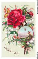 Delcampe - AXYP17-1286-CHROMOS - Chocolat Louit - Rose - Moulin A Vent - Louit