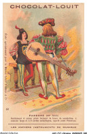 Delcampe - AXYP17-1262-CHROMOS - Chocolat Louit - Pandore - Les Anciens Instruments De Misique - Louit