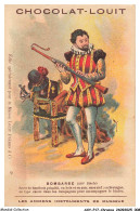 Delcampe - AXYP17-1256-CHROMOS - Chocolat Louit - Bombarbe - Les Anciens Instruments De Misique - Louit